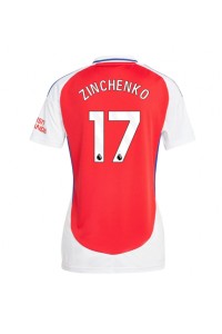 Arsenal Oleksandr Zinchenko #17 Fotballdrakt Hjemme Klær Dame 2024-25 Korte ermer